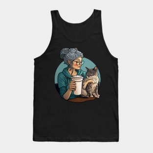 The Purrfect Brew Tank Top